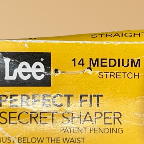 NWT Lee Hi Rise Straight Leg Jeans Size 14 33x30 #225 - Picture 5 of 8